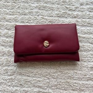 Elegant Burgundy Clutch
